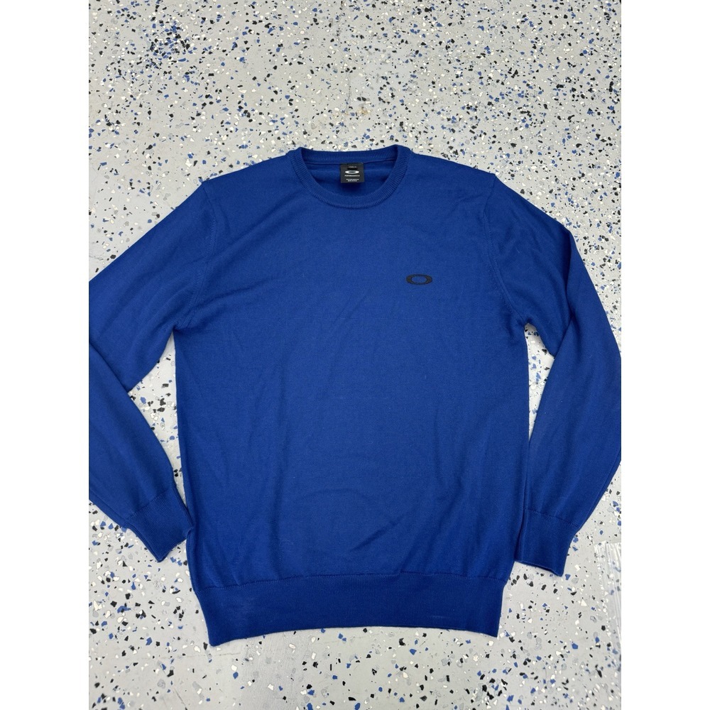 Oakley Royal Blue Performance Merino Coolmax Pullover Sweater‎ Size Medium M
